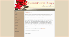 Desktop Screenshot of namastetherapy.co.uk